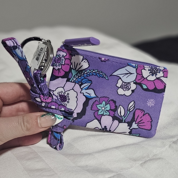 Vera Bradley Purple Floral ID Case - Picture 3 of 3